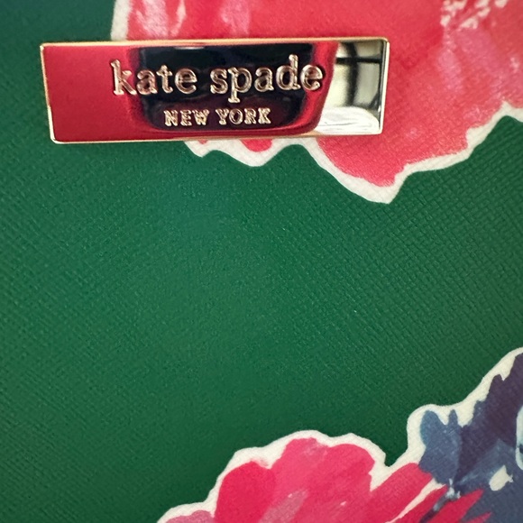Kate Spade Women's Small Rachelle Springbloom Green Satchel Bag - Picture 8 of 10